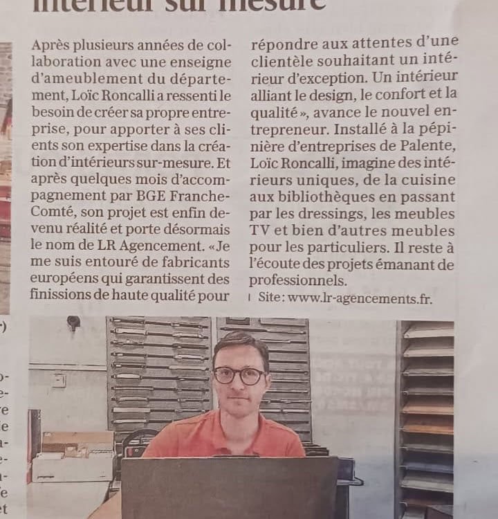 Aménagements sur mesure à Besançon Est Républicain Octobre 2025 Franche Comté