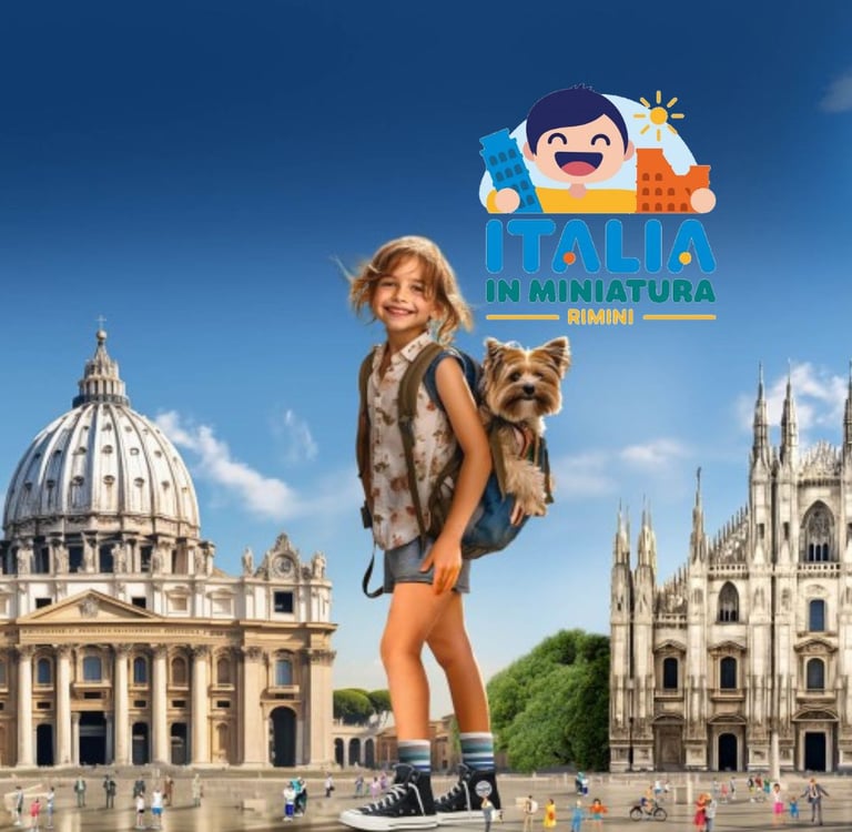 Italia in Miniatura, parco tematico Rimini, atrazzioni per bambini, cultura in Romagna