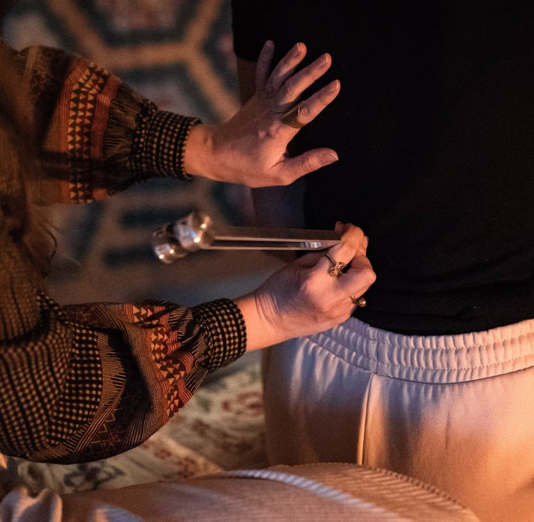 weighted tuning forks biosonics sonothérapeute certifiée 