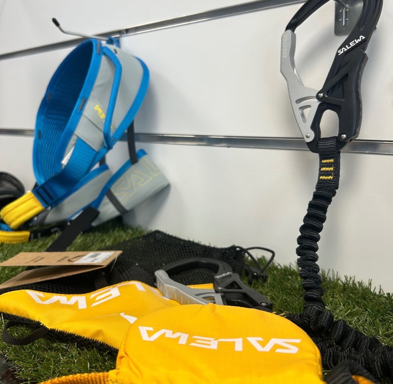 longe de via ferrata jaune 