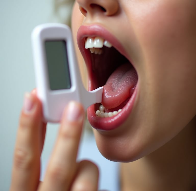 Medidor de Infarto pela saliva