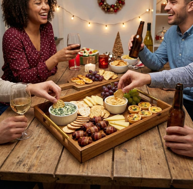 Snazzora large serving tray