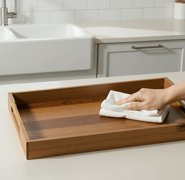 Snazzora serving tray product care instructions