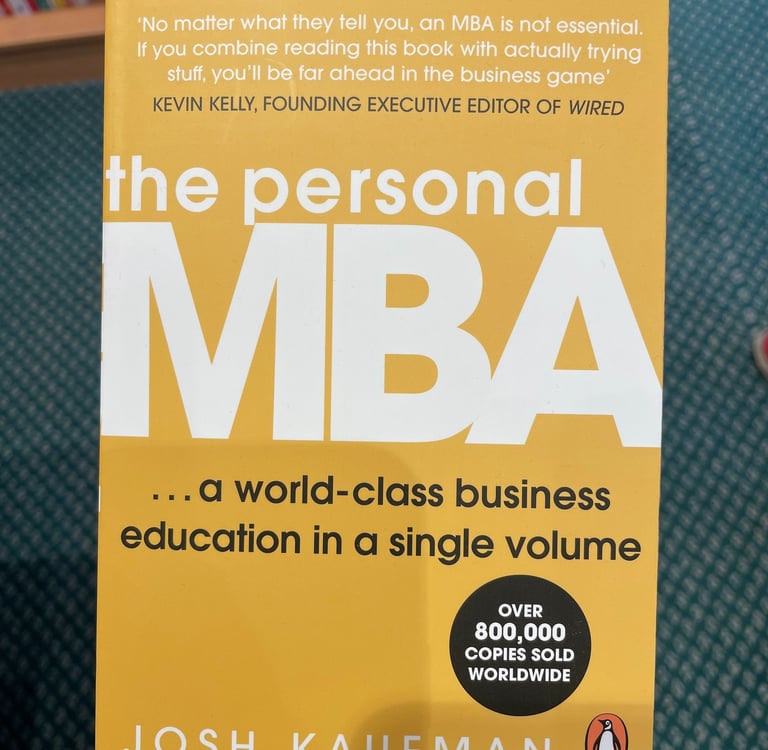  a book about the personal mba