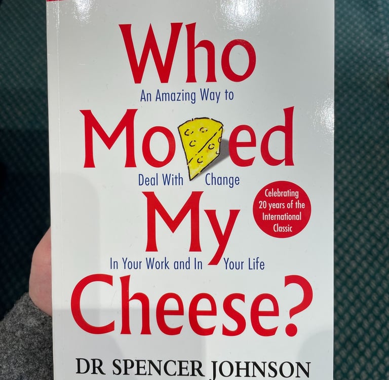 a book cover of who moved my cheese