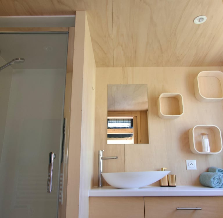 Salle de bain Tiny-house Saignon (Luberon)
