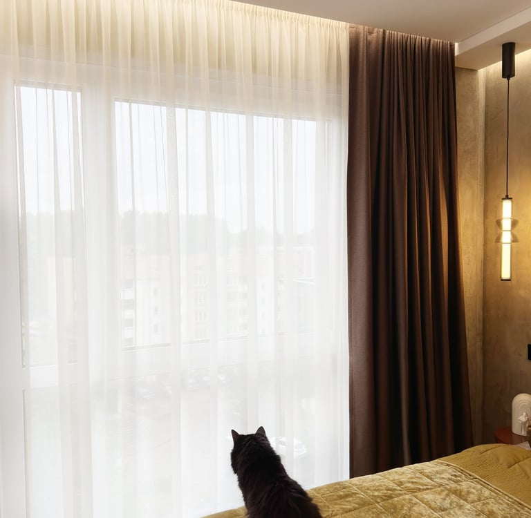 miegamojo užuolaidos