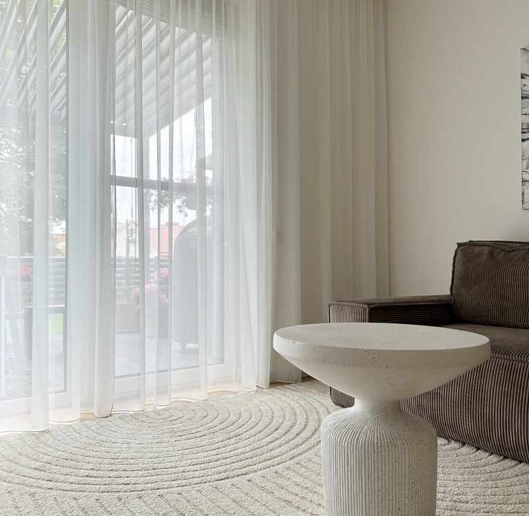 tobulas užuolaidų ilgis