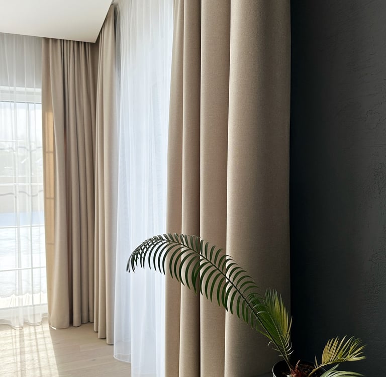 formą palaikančios užuolaidos