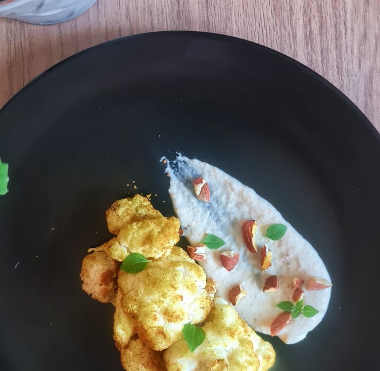 recette chou fleur sauce tahini