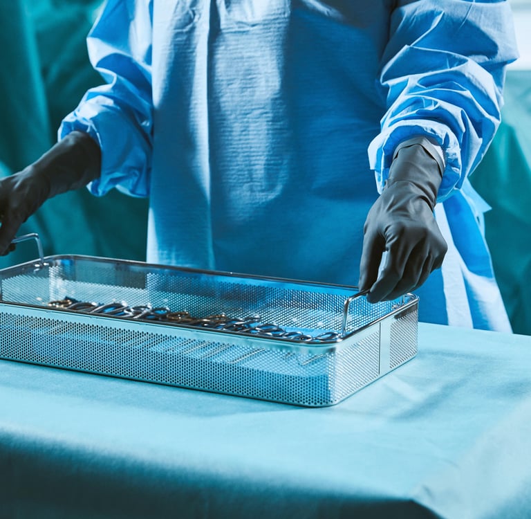 For use in CSSD department in blue and green