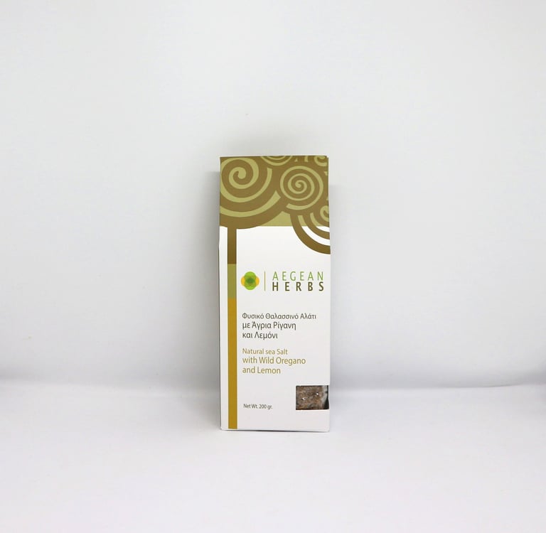 Aegean Herbs - Αλάτι με άγρια ρίγανη και λεμόνι