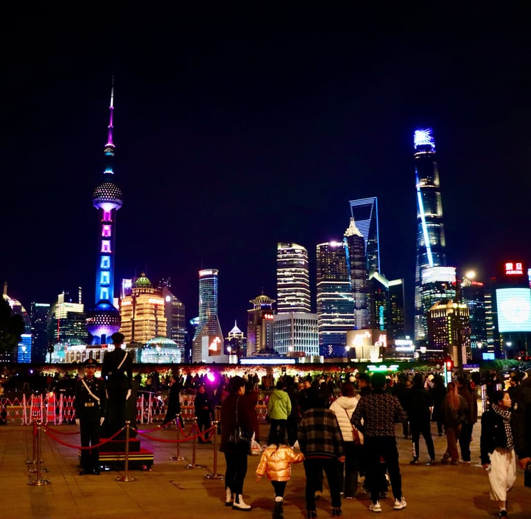 Shanghai China Skyline