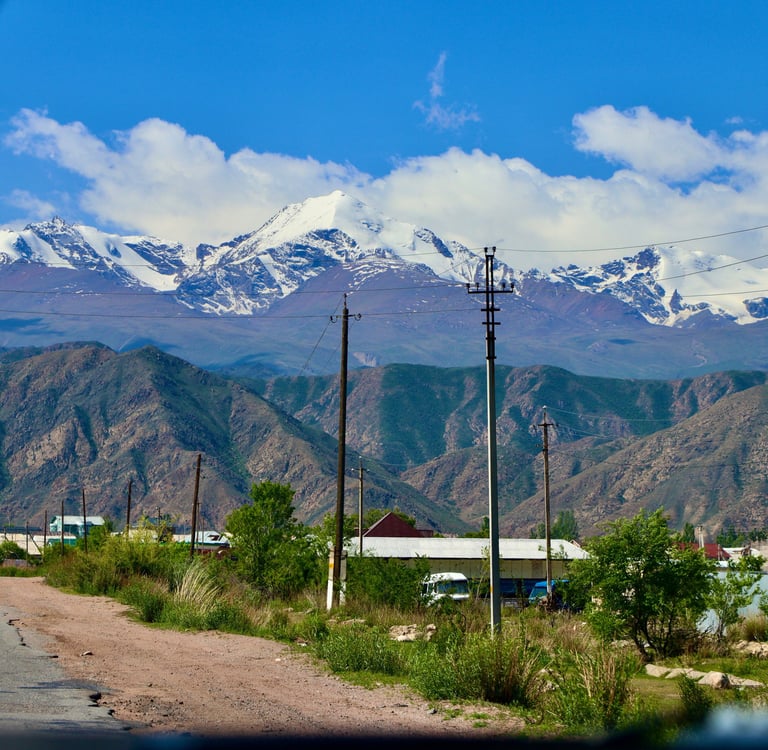 Kirgisistan Berge Yssykkul 