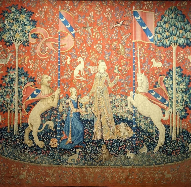 Tapisserie de La Dame à la Licorne. Goût