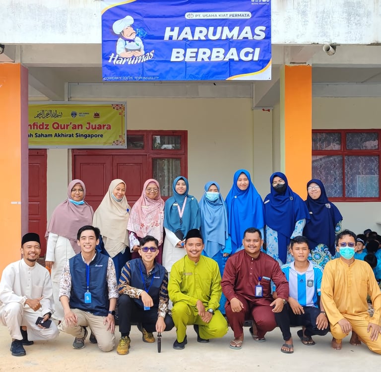 SD Juara Batam Harumas Berbagi PT Usaha Kiat Permata CSR