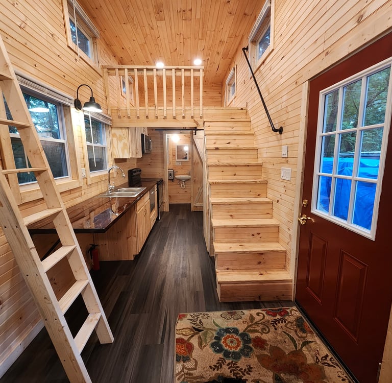 Craftsman Tiny Homes Model Nordic with Lofts