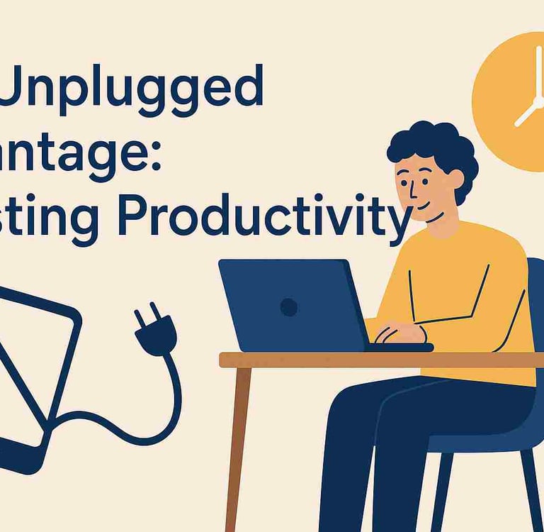 The Unplugged Advantage: Boosting Productivity