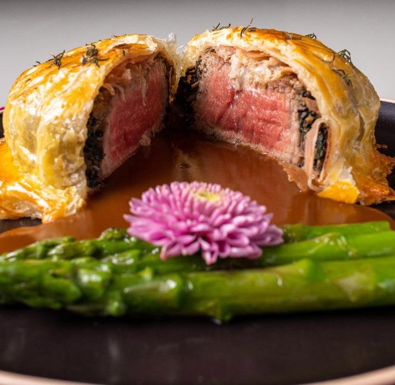 Bife Wellington da Casa Mocca. Foto: Divulgação