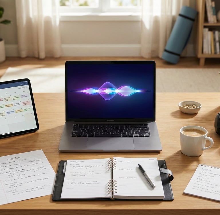 AI Assistant workspace showcasing Claude Everyday Life productivity hacks.