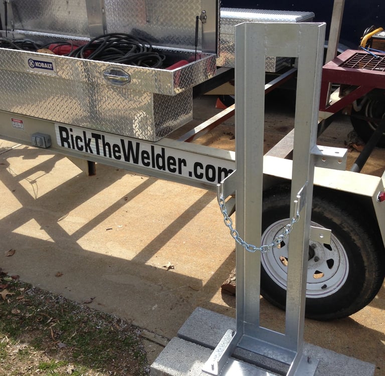 Substation nitrogen bottle racks, Fabbed and galvanized, Delmarva Power