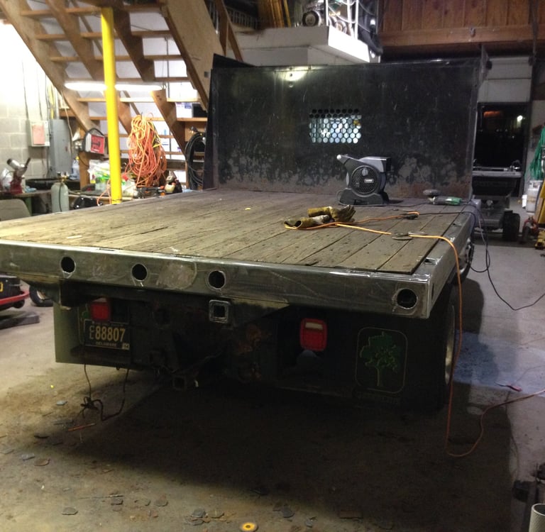 truck bed reconstruction, 12v wiring for new LED's