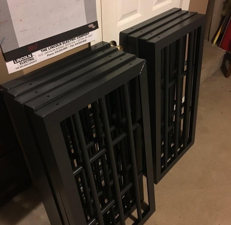 Hundreds of aluminum window grates for a military installation in Maryland 