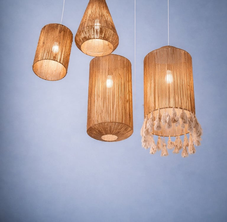 Colgantes decorativos del techo en fibra de vidrio