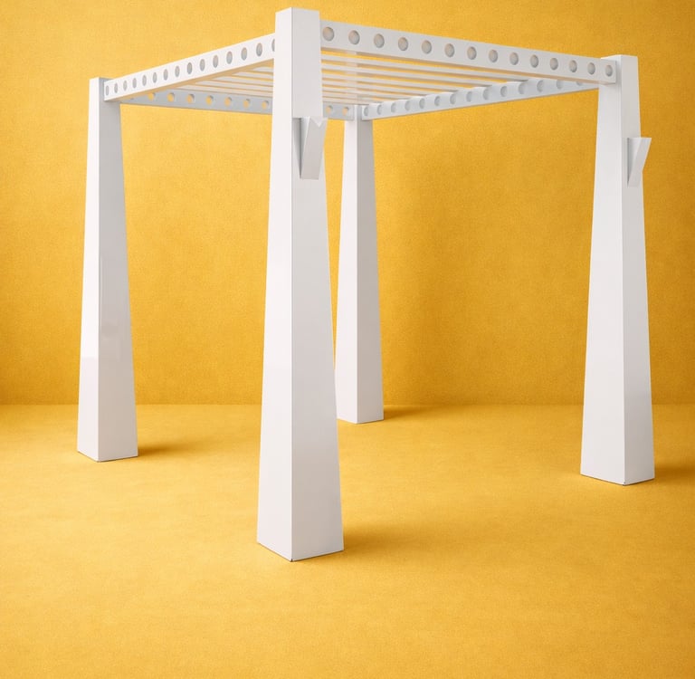 Gazebo para bodas de fibra de vidrio 