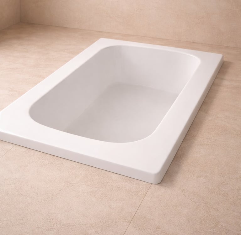 jaquzzi blanco en fibra de vidrio