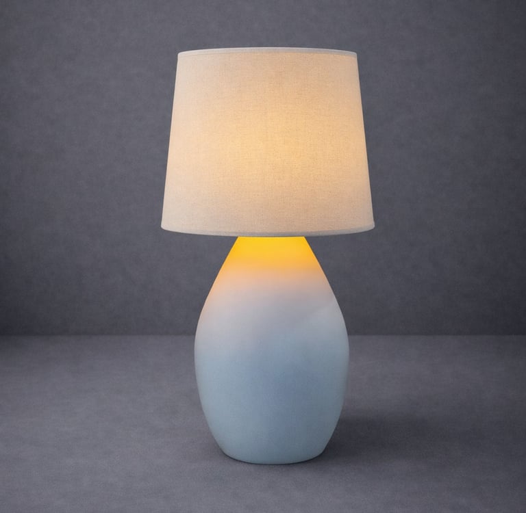 lampara tipo hongo con sol en fibra de vidrio