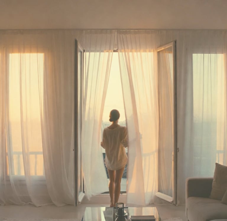 Healthy home interior with balanced microbiome after 01 Origin use probiotic cleaning pods