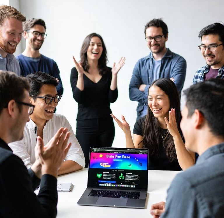 Открыть статью о запуске Slate Fanbase