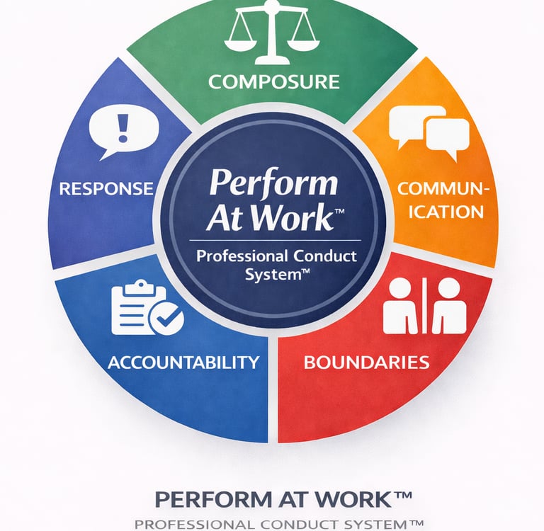 Perform At Work Professional Conduct System