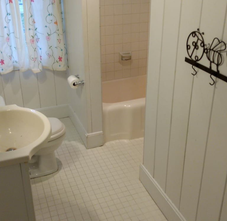 Huckabee Handyman Services, Bath remodel before