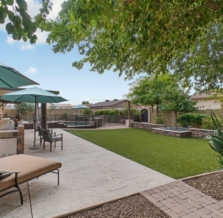 Concrete patio installation for backyard outdoor living in St Petersburg FL