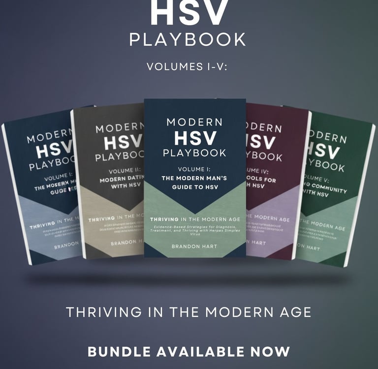 Modern HSV Playbook five-volume series displayed: complete collection covering management, dating