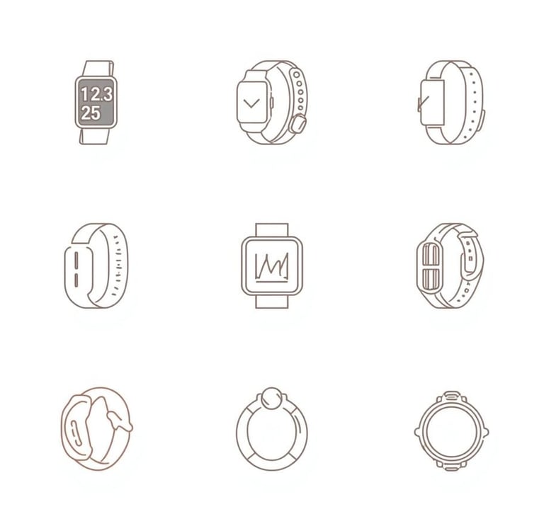 Wearable devices showing HSV outbreak prediction tracking
