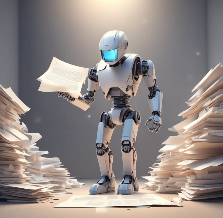 Artificial intelligence concept within a human head