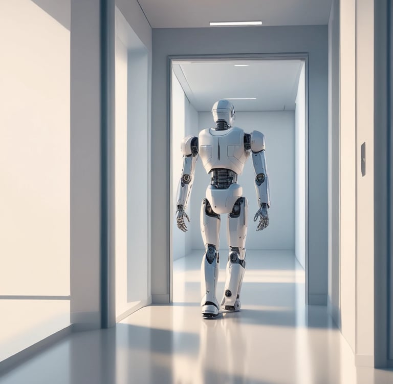 a blue abstract background with lines and dots