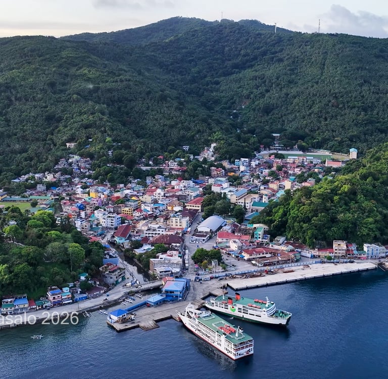 Romblon town proper view from Above