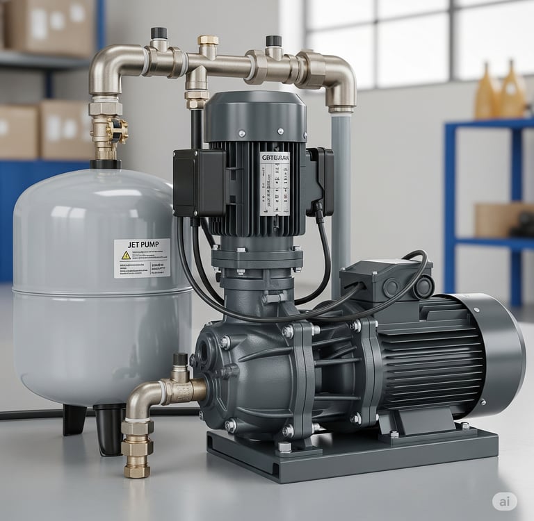 pemasangan pompa air