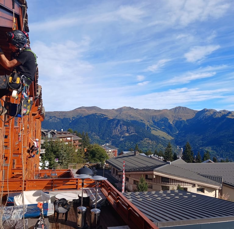 cordiste lasure travaux