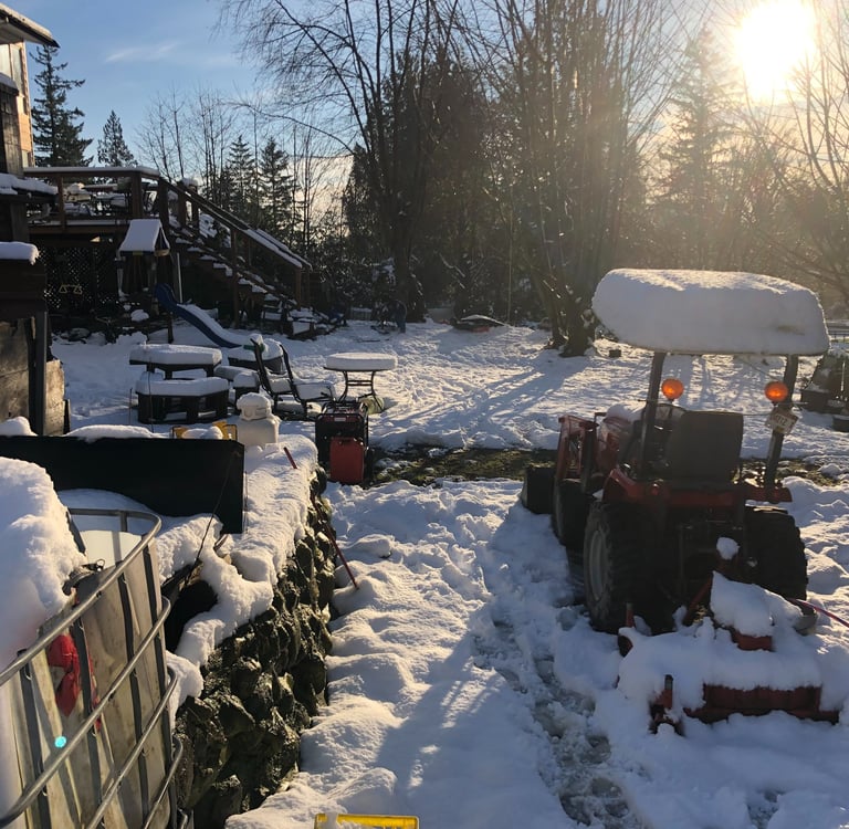 Tractor for snow Removal