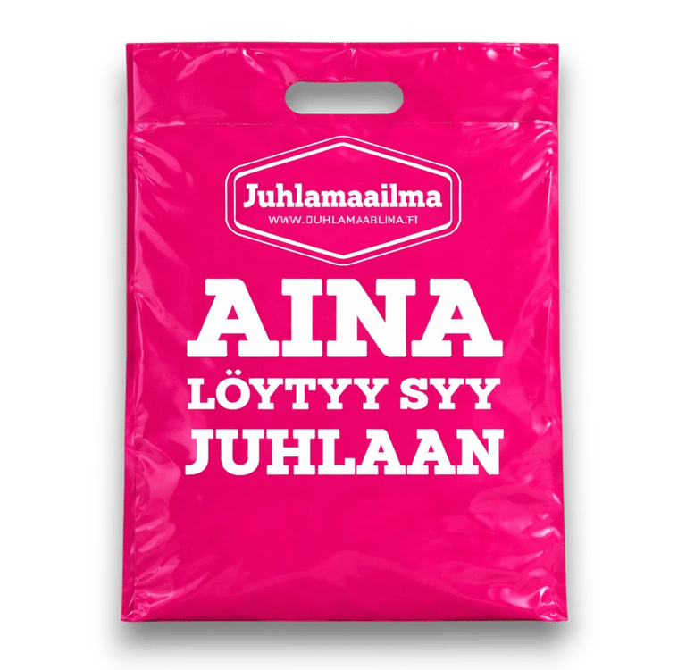 Muovikassi kantoaukolla