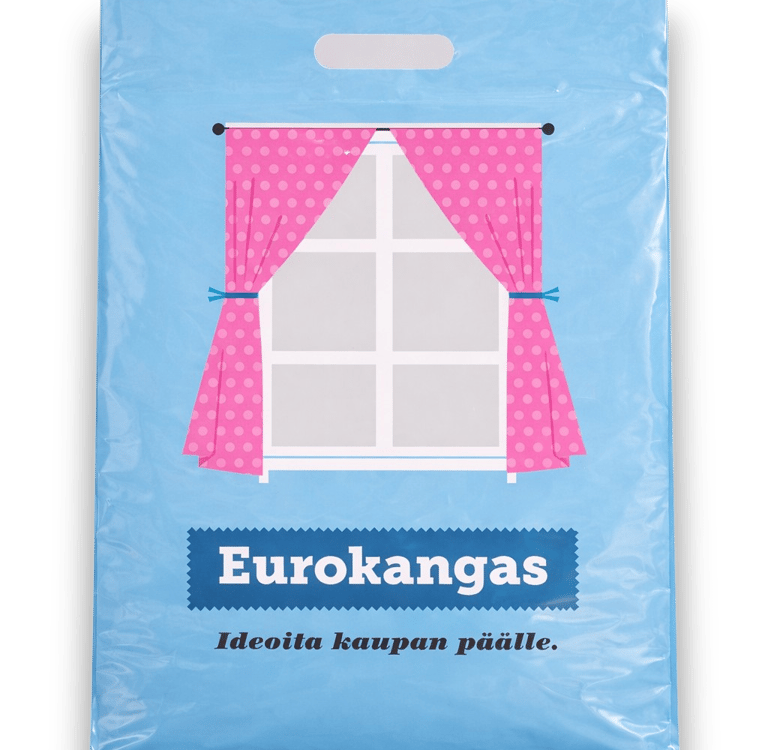 Muovikassi kantoaukolla