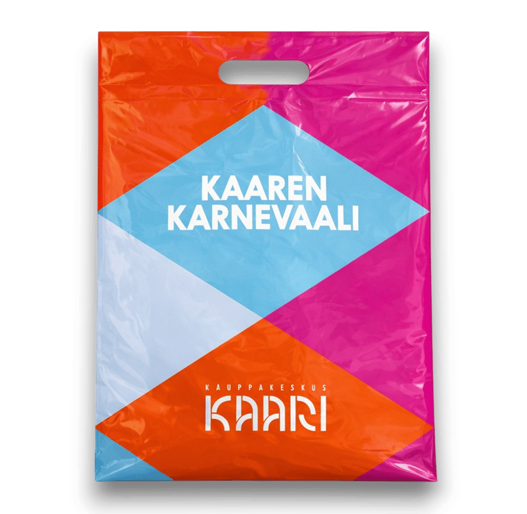 Muovikassi kantoaukolla