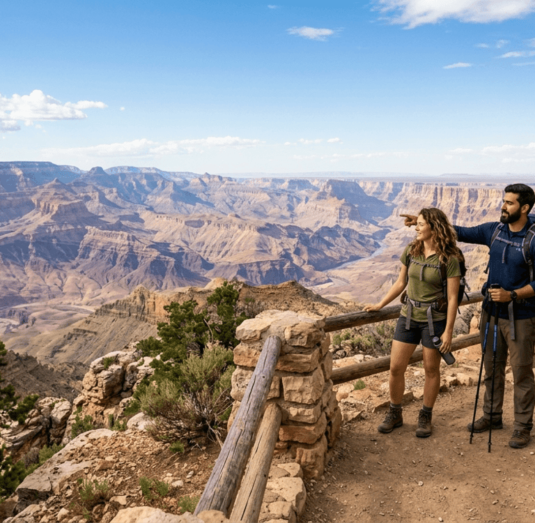 Parque nacional nos Estados Unidos em roteiro de natureza e aventura.