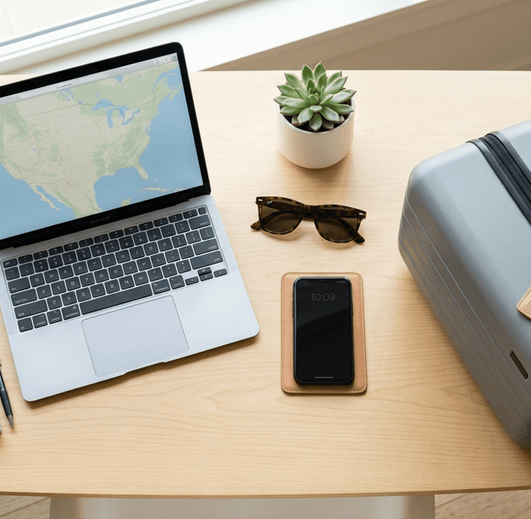 Checklist de planejamento para viagem aos Estados U