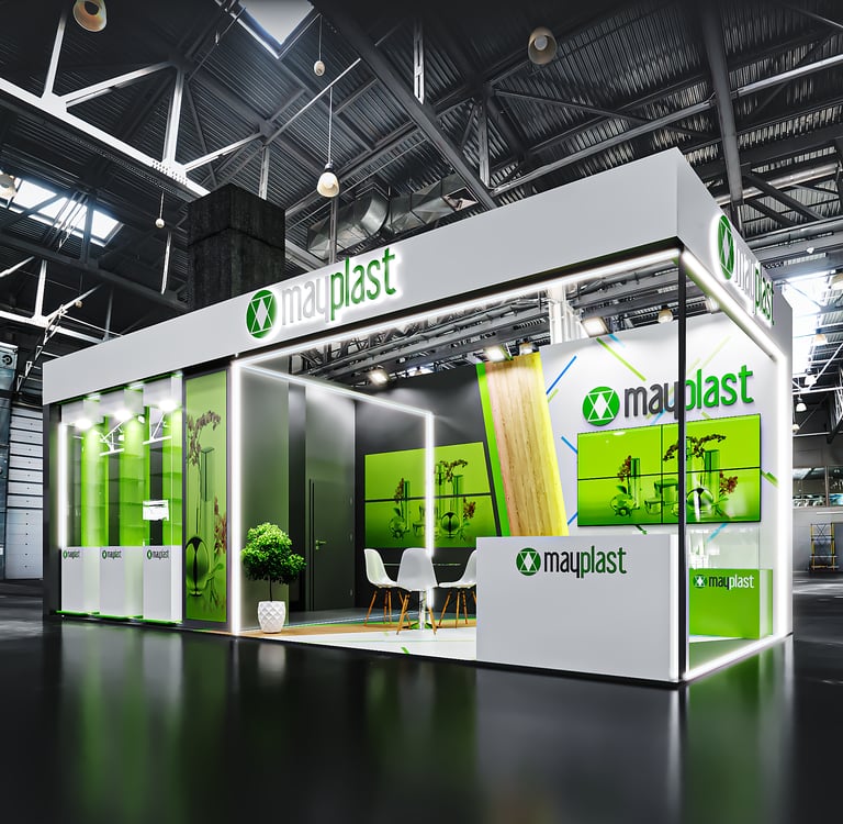 Custom exhibition stand design by World Expo Pro